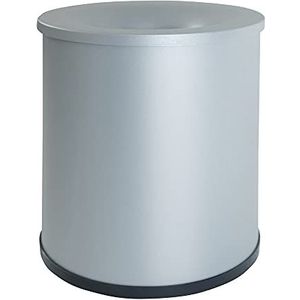OFITURIA® Binnenemmer van metaal, inhoud: 21 liter, zilver, vlamvertragend, met afneembaar deksel