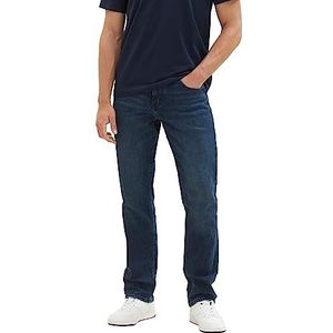 TOM TAILOR Josh Regular Slim Jeans voor heren, 10134-Blue Denim Dark Wash, 38W x 32L