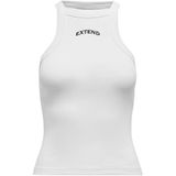 ONLY - Onlval S/L Tank Top Box Xt JRS - Wit - Tanktop