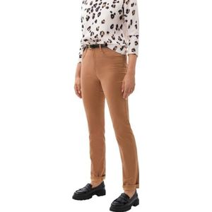 BRAX - Style Mary - Broek - Vikunja - Regular Fit, 5-Pocket, Katoensatijn