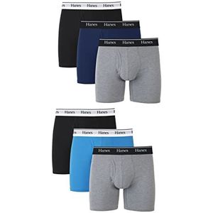 Hanes Originals Boxershorts voor heren, stretch katoen, vochtafvoerend ondergoed, moderne pasvorm, lage taille, multipacks, XXL