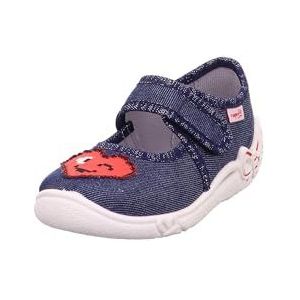 Superfit Belinda pantoffels voor meisjes, Blauw Rood 8030, 23 EU