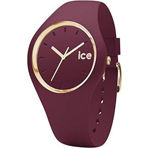Ice-Watch - ICE glam forest Anemone - Rood dameshorloge met siliconen bandje - 001060 (Medium)