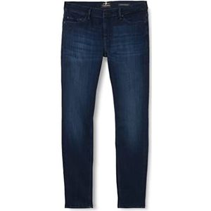 7 For All Mankind Heren Paxtyn Tapered Luxe Performance Plus Jeans, Dark Blue, Regular