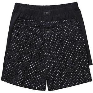 JP1880 Boxershorts  zwart / wit
