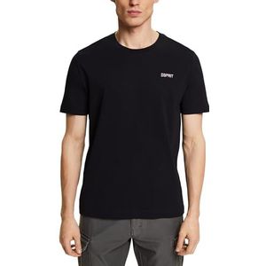 ESPRIT T-shirt voor heren, 001/Zwart, XS