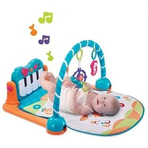 auby Circus Gym, rustgevend muzikaal speelgoed voor baby's, cadeau vanaf de geboorte, hangend babyspeelgoed voor 3, 4, 5, 6, 7, 8, 9, 10 maanden, FR46113
