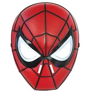Rubie's Officieel kostuumaccessoires Spiderman-masker, halfmasker, gevormd, voor kinderen, eenheidsmaat, rood