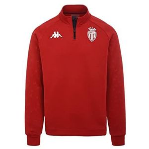 Kappa Ablas Pro 6 Monaco Hooded Sweatshirt, Rood DK/Grijs, DK, Maat XXXL voor heren