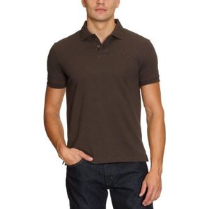 ESPRIT Heren shirt/poloshirt, piqué U31610, bruin (210 leder), XXL