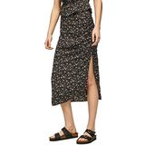 Pepe Jeans - Amber - Rok - Veelkleurig - Midi met Slit