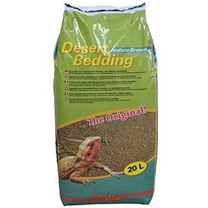 Lucky Reptile Desert Bedding - 20 liter substraat voor woestijnterrariums - aardemengsel met zand & klei - kweeksubstraat voor reptielenkweek - substraat terrarium voor baardagaam & luipaardgekko