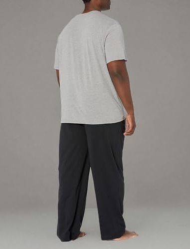 Fruit of the Loom - 2-delige Jersey Gebreide Pyjama Set - Grijs - Heren