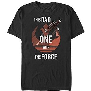 Star Wars: Classic - Dad Force One Unisex Crew neck T-Shirt Black L