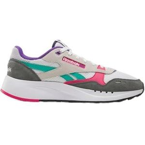 Reebok Unisex Classic Leather 2400 Sneaker, Krijt Grijs 5 Bold Pink, 37.5 EU