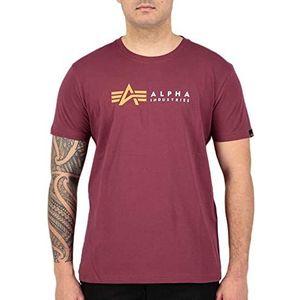 Alpha Industries - Alpha Label T - T-shirt - Zwart - 100% Katoen