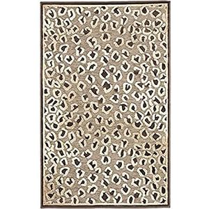 Safavieh Leopard bedrukt tapijt, PAR84, geweven viscose, meerkleurig, 78 x 121 cm