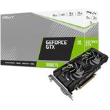 PNY - GeForce GTX™ 1660 Ti - Grafische Kaart - 6 GB - Dual Fan, NVIDIA Turing-architectuur