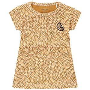 Noppies Baby Amber Gold-P888, meisjesjurk, korte mouwen, Aligarh allover print, maat 56