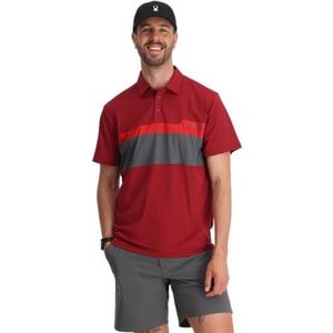 Spyder Links SS Tech Polo, heren, Raw Denim, S