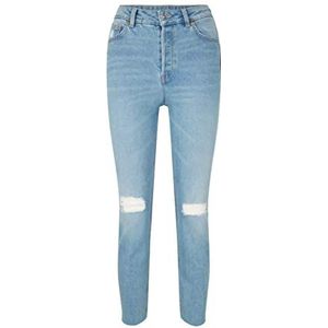 TOM TAILOR Denim Dames Lotte Slim Straight Jeans 1035426, 10151 - Light Stone Bright Blue Denim, 30
