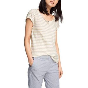 ESPRIT Dames T-shirt, beige (Light Beige 290), M