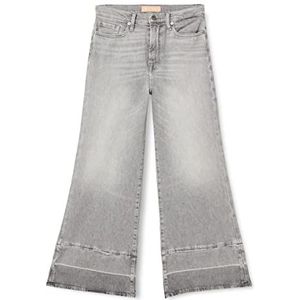 7 For All Mankind Dames The Cropped Jo Luxe Vintage Moonlit Jeans, Grijs, 58