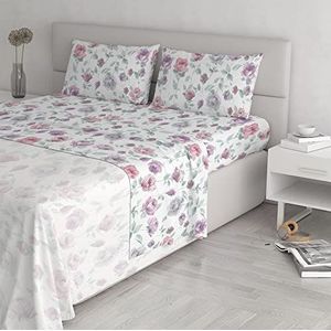 Italian Bed Linen Beddengoedset Athena katoen, Grazia roze, tweepersoonsbed