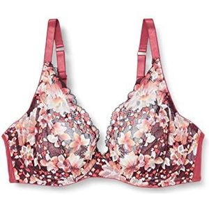 Schiesser Damesbeugel BH-bandjes, donkerrood, 85