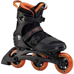 K2 Skates Unisex inline skates TRIO LT 100, zwart - oranje, 30F0129.1.120