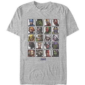 Marvel Other - All Characters Unisex Crew neck T-Shirt Melange grey L