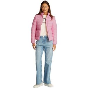 Tommy Jeans TJW ESSENTIAL TAPE JACKET EXT DW0DW19312 Puffer Jacket, roze (roze suiker), XL, Roze (Roze Suiker), XL