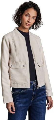 Street One - Corduroy Blouson - Beige - Dames