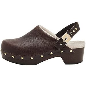 Scholl Pescura Robin sandaal voor dames, Bruin, 37 EU