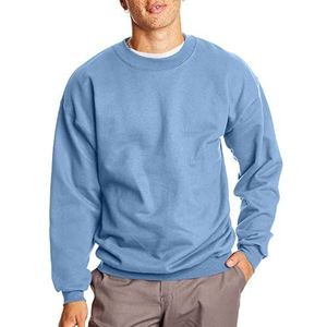 Hanes Heren Sweatshirt, Lichtblauw, XL