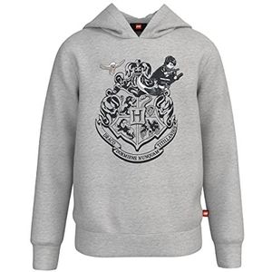 LEGO Lego Harry Potter Unisex Kapuzenpullover Hoodie Lwstorm 105 uniseks-volwassene Sweatshirt met capuchon,912 Grijs Melange,116