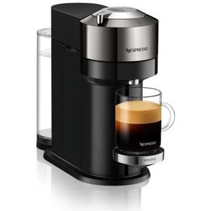 Krups Nespresso capsulemachine, espressokoffiemachine, 4 kopjesmaten, espresso Gran Lungo, 3 capsulematen, stijlvol design, Vertuo Next YY4299FD
