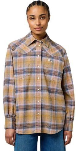 Los - Western Shirt - Chai Tea - Casual Overhemd - 100% Katoen