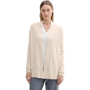 TOM TAILOR - 1045346 - Gebreid Vest - Doeskin Melange