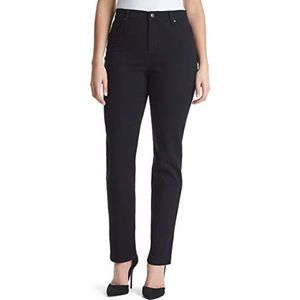 Gloria Vanderbilt Dames Jeans, Zwart, 46 NL/Klein