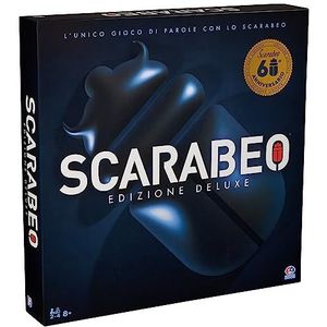 Scarabeo 60th Anniversary Premium Edition by Editrice Giochi Rotating Scrabble Board Game | Word Games | Board Games for Adults & Kids Ages 8 and up