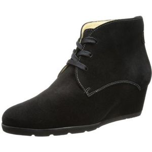 Hassia Dames Turin, breedte H Desert Boots, zwart zwart 0100, 36 EU Breed