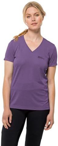 Jack Wolfskin - Crosstrail - T-shirt - Lichtblauw - Ademend - Lichtgewicht