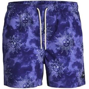 Jack & Jones Jpstmaui Jjswim Mature Aop AKM Sn, navy blazer, L