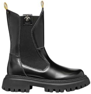 Geox - J Maquinnens Girl - Chelsea Enkellaarsjes - Zwart - Ademend