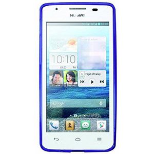 Phonix Gel Protection Plus hoes met displaybeschermfolie voor Huawei Ascend G525 violet