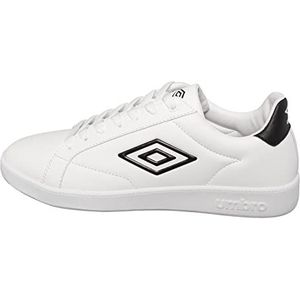 UMBRO Broughton II Sneakers voor heren, wit/zwart, 43 EU