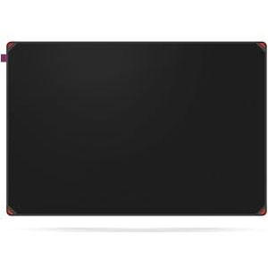 Memobe IDEA Edge 2-in-1 krijtbord + magneetbord, zwart, bord om op te hangen, bord voor woning, keuken, kantoor, school, wandplanner in aluminium frame, zwart, organisatiebord, muur, 90 x 60 cm