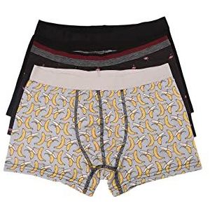 Trendyol Man Basics Normale Taille Boxer Shorts, Zeer kleurrijk, L