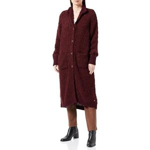 bugatti Gebreid damesvest, bordeaux, XL